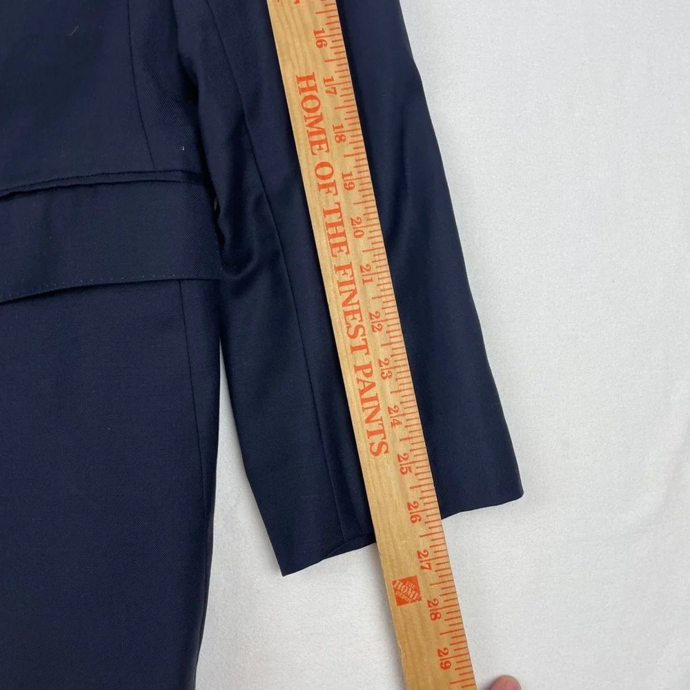 Ralph Lauren Mens 42L Navy Blue 100% Wool 2-Button Blazer Sport Coat Dillard's